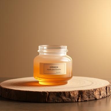 Produit cosmétique mis en valeur par la lumière de studio